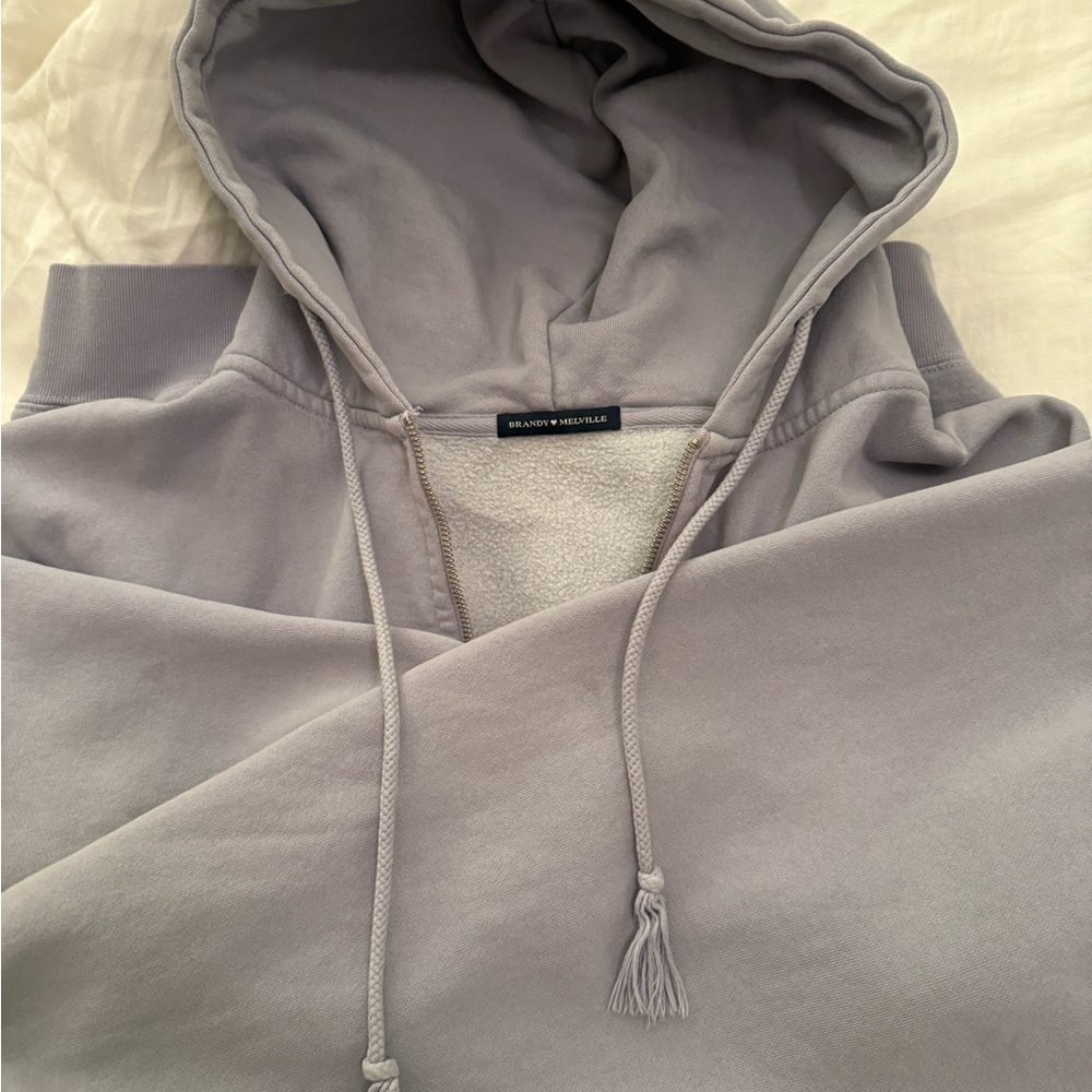 Brandy Melville Light Purple Hoodie - Picture 3 of 3
